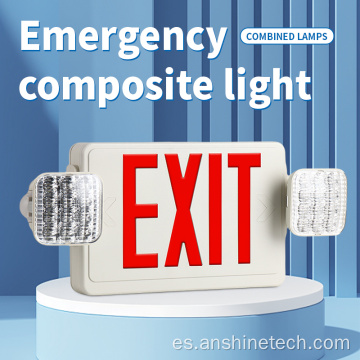 Luz de emergencia LED de doble cabezal 2*3W